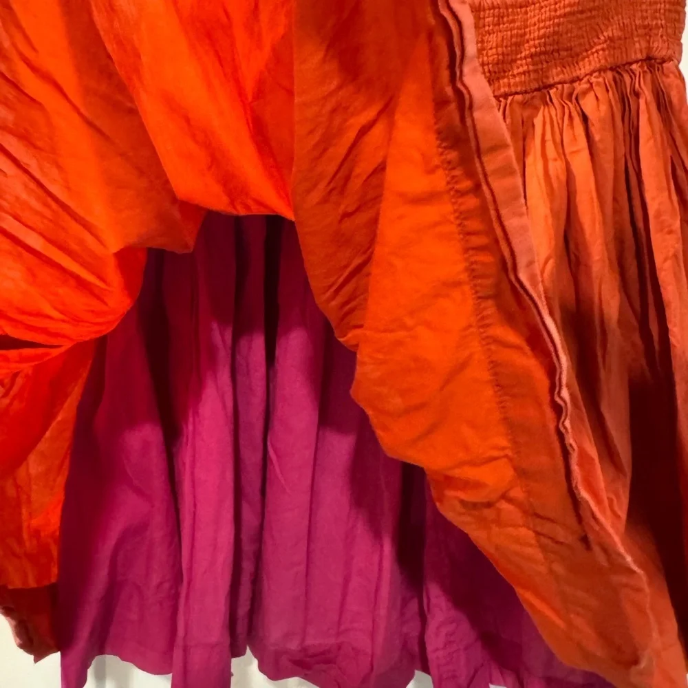 Gap skirt reversible pink and orange mini skirt size M N1.2 - Picture 3 of 11